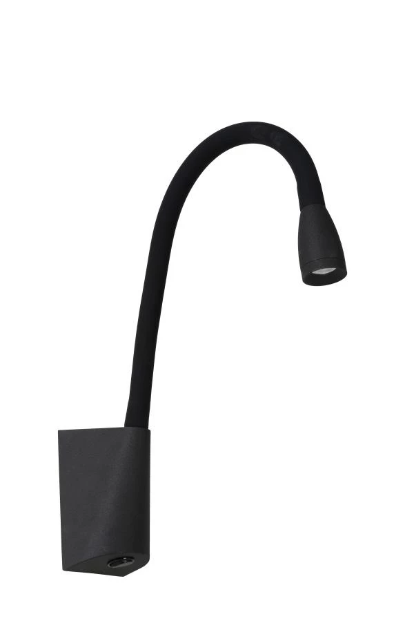 Lucide GALEN-LED - Bedlamp / Wandlamp - LED - 1x3W 3000K - Zwart - uit